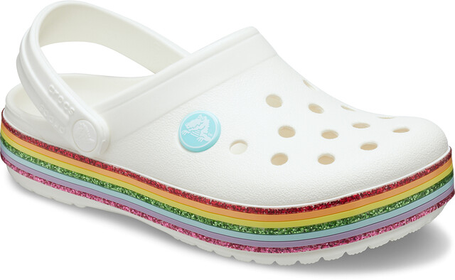 Crocs Crocband Rainbow Glitter Clogs 
